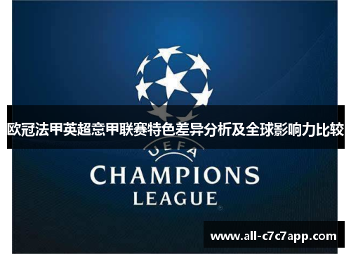 欧冠法甲英超意甲联赛特色差异分析及全球影响力比较